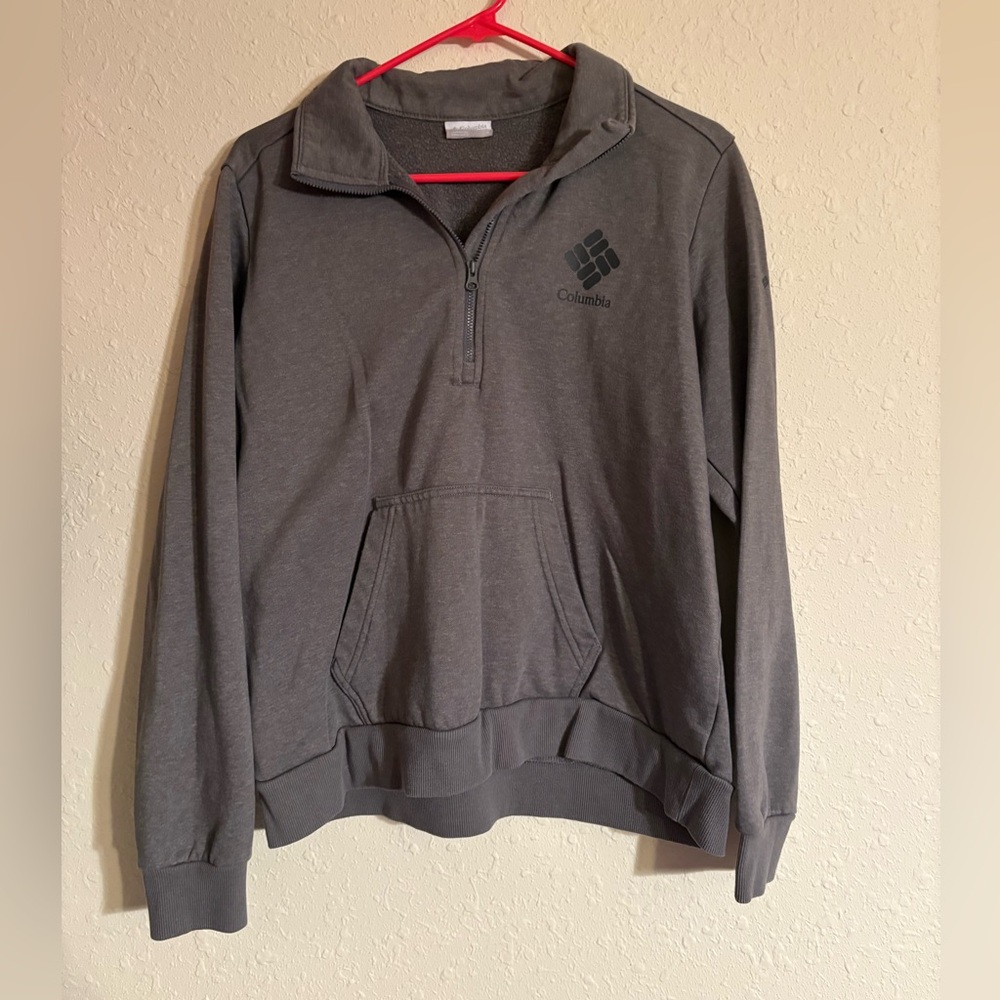 Columbia Gray Quarter-Zip Pullover